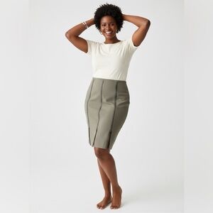 Carlisle Sage Pencil Skirt